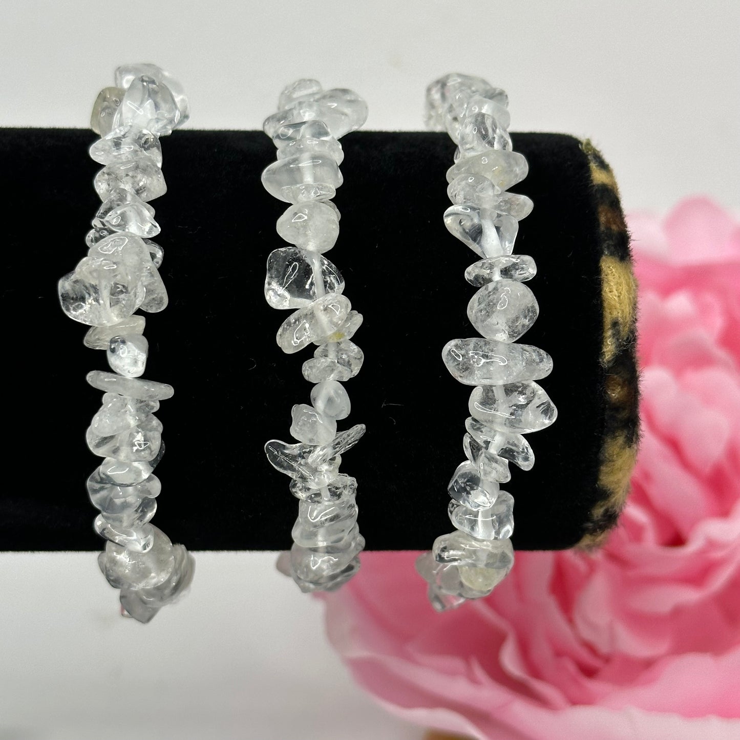 Clear Quartz Chip Bracelet