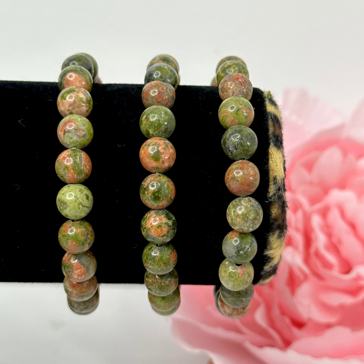 Unakite Bracelet (8mm)