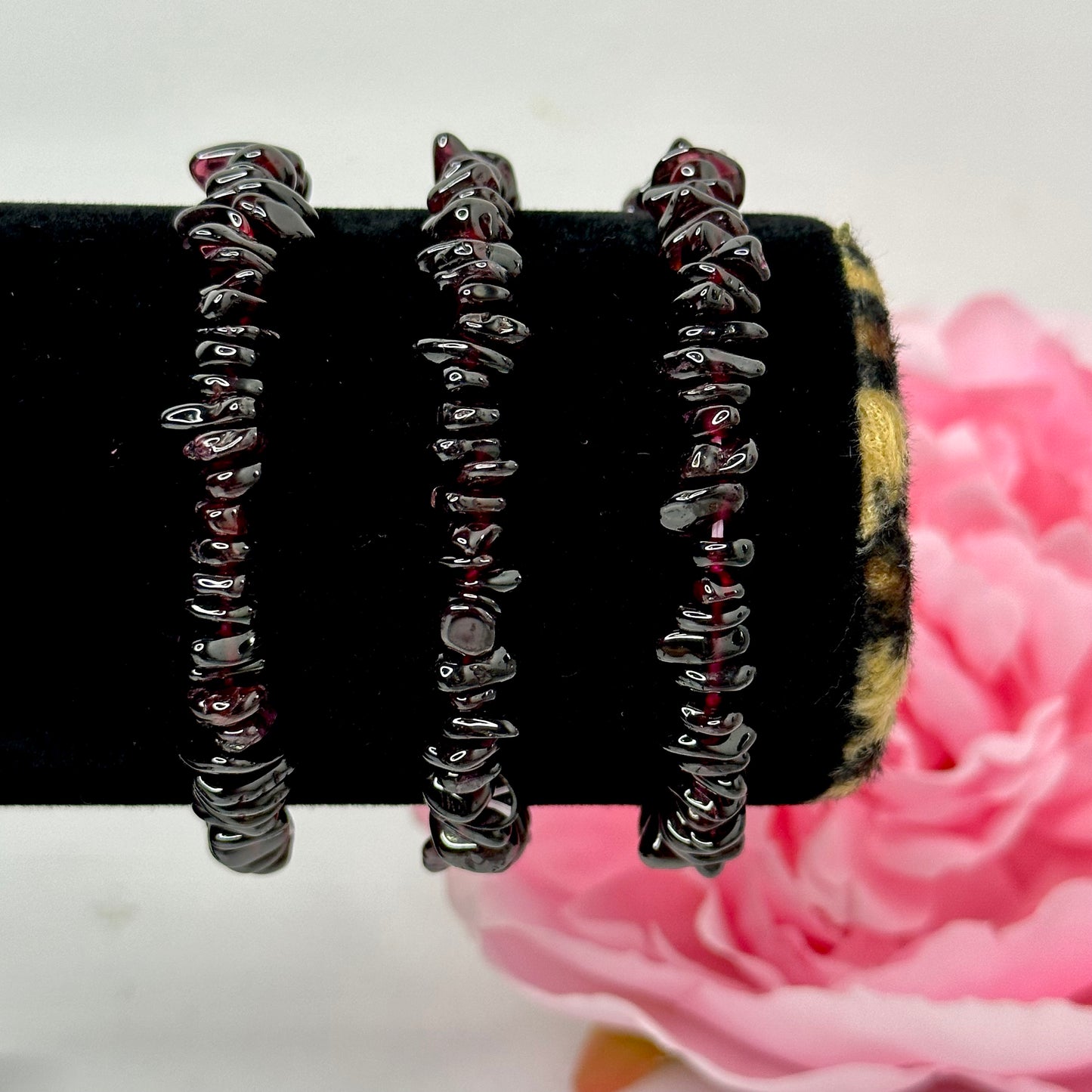 Garnet Chip Bracelet