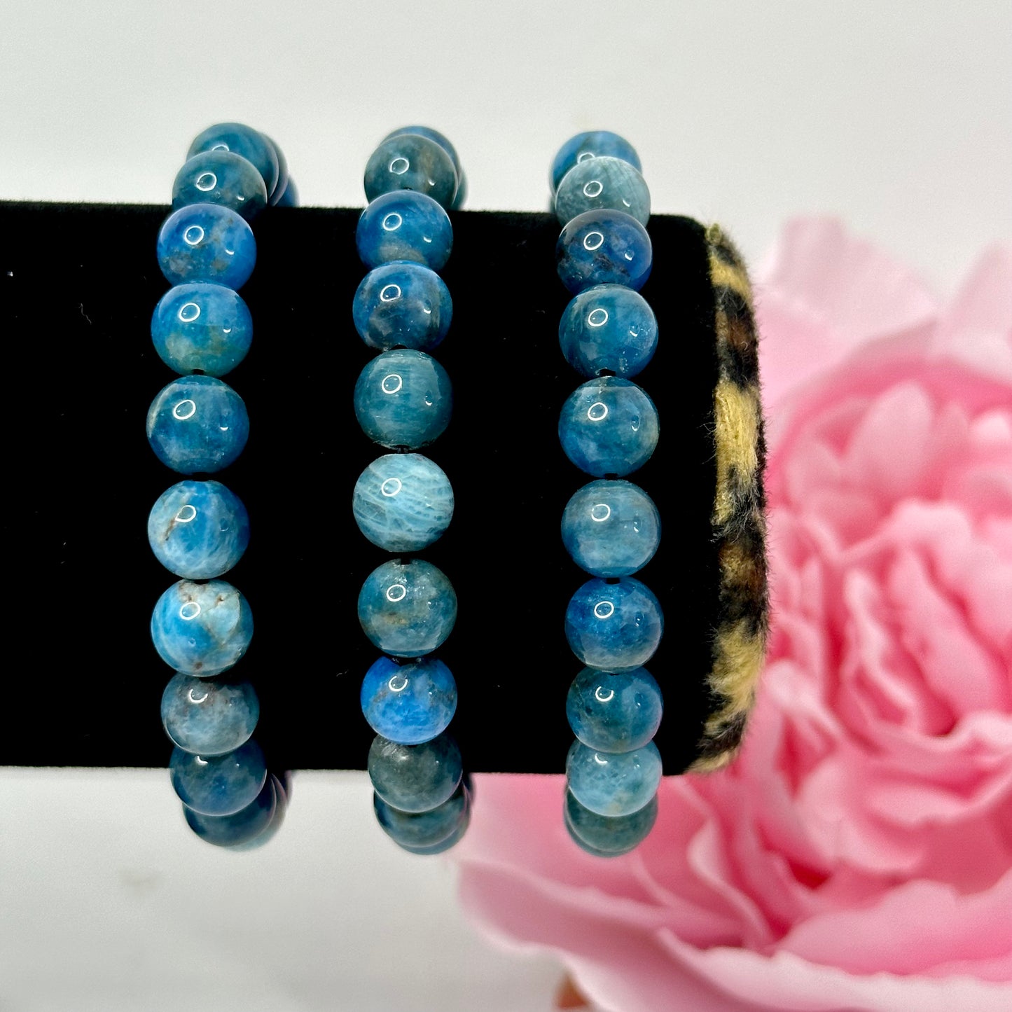 Blue Apatite Bracelet (8mm)