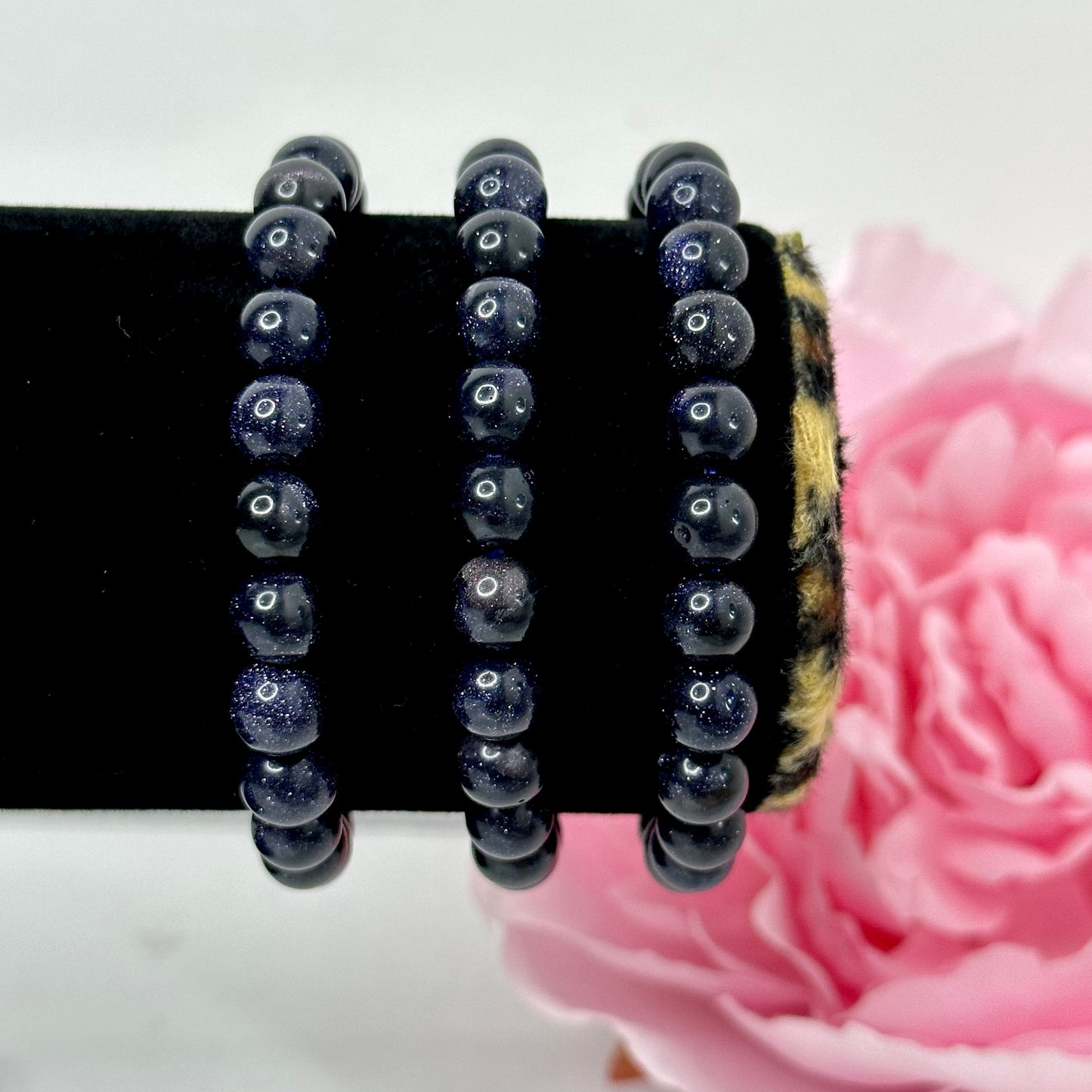 Blue Sandstone Bracelet (8mm)