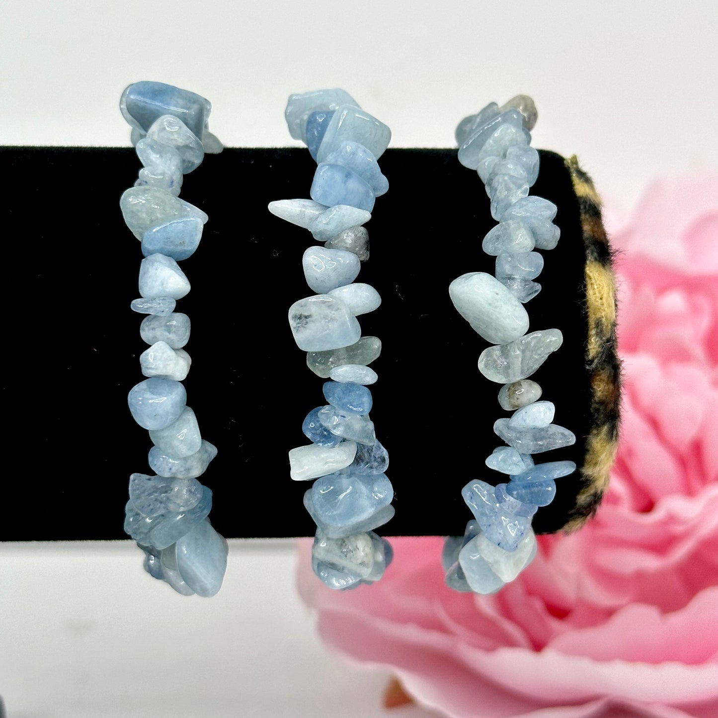 Aquamarine Chip Bracelet