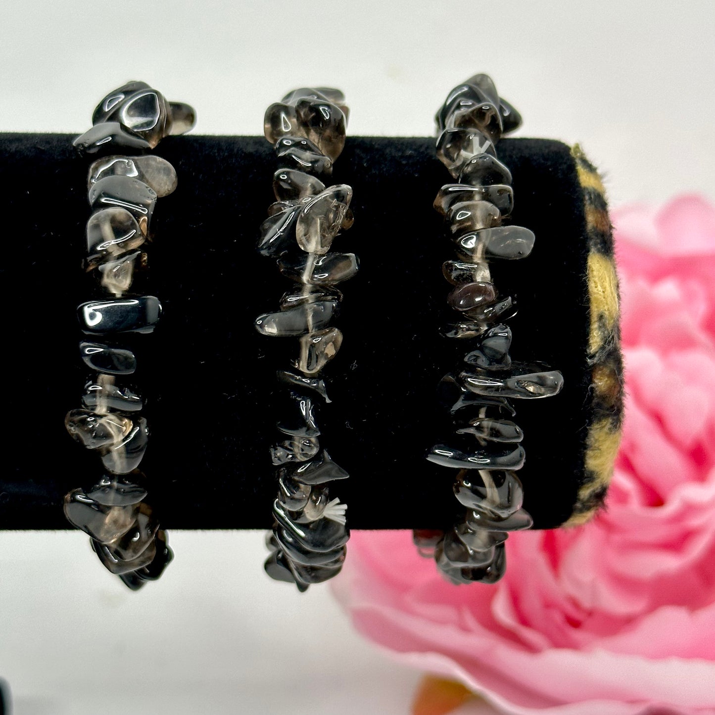 Smoky Quartz Chip Bracelet