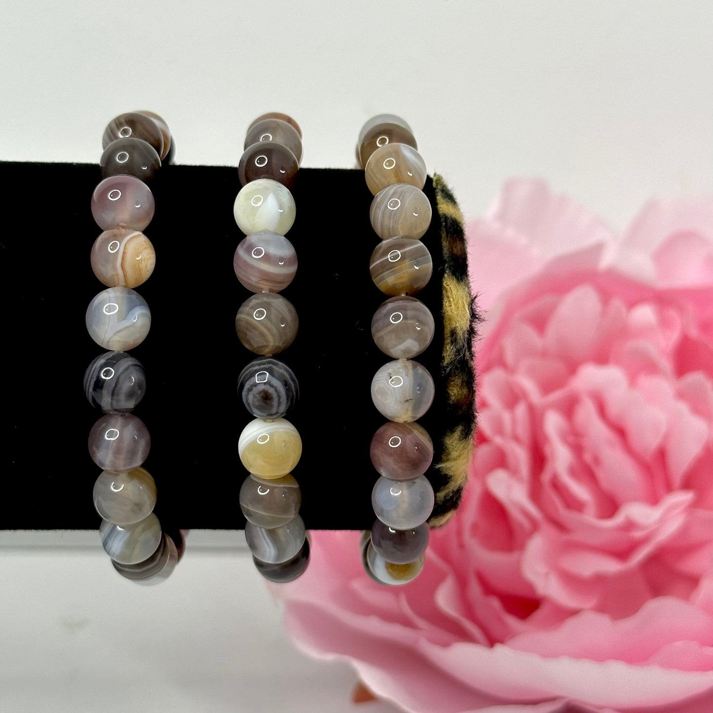 Banded Agate Bracelet (8mm)