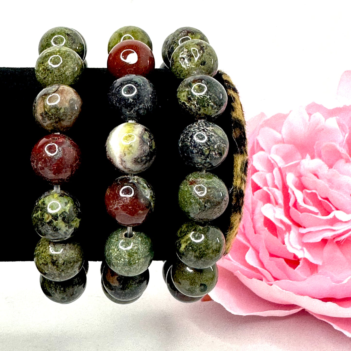 Dragon Bloodstone Bracelet (12mm)