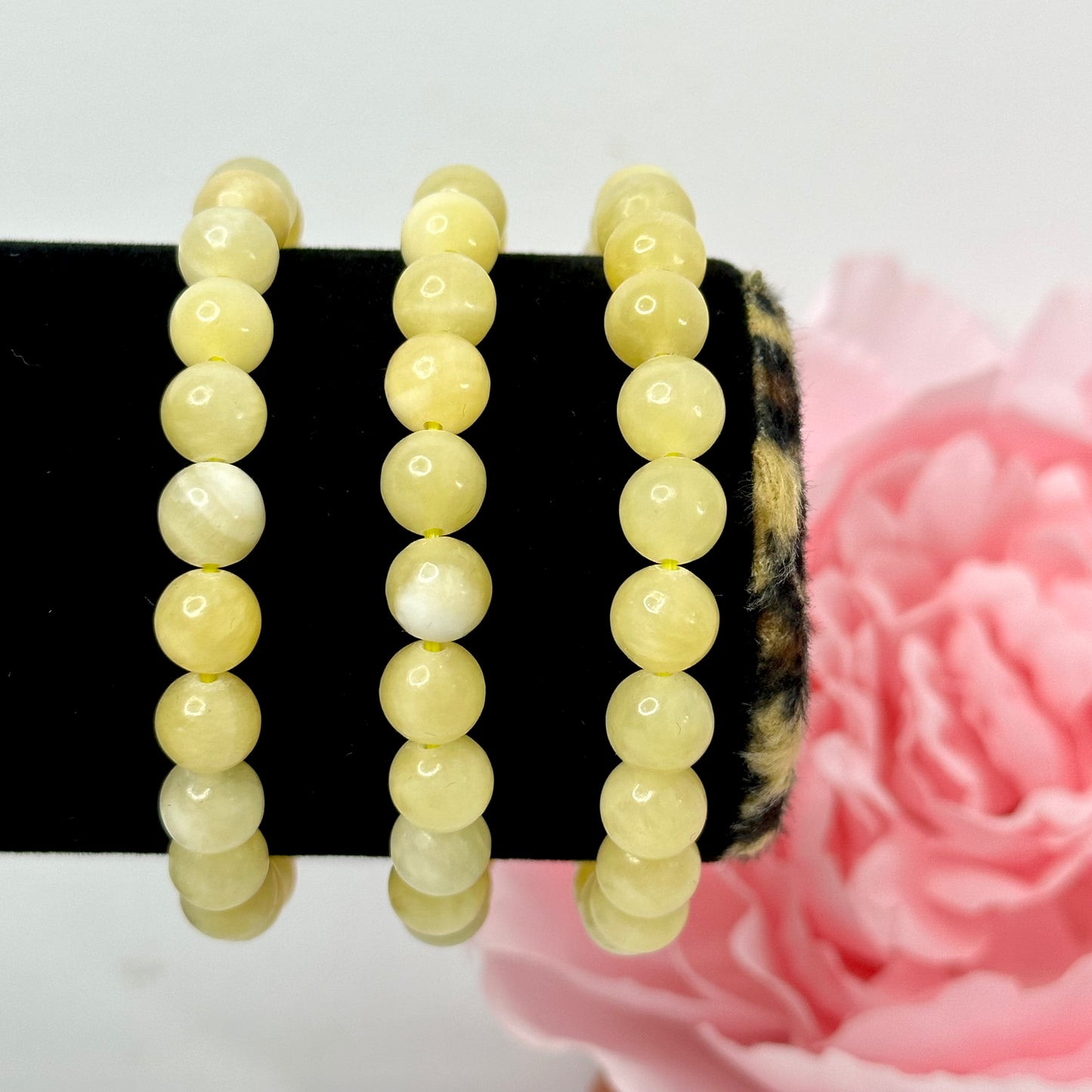 Yellow Jade Bracelet (8mm)