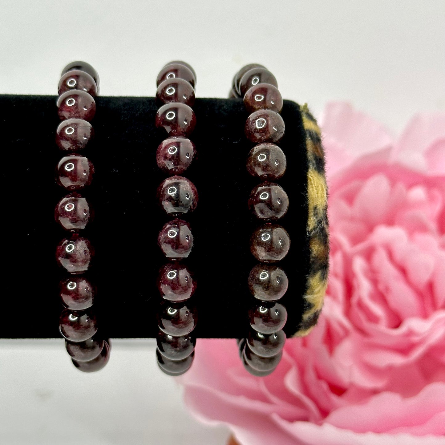 Garnet Bracelet (8mm)
