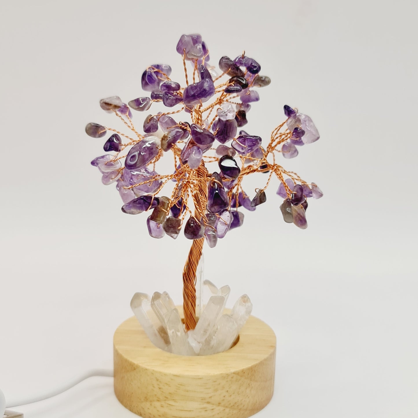 Amethyst Chip Lamp