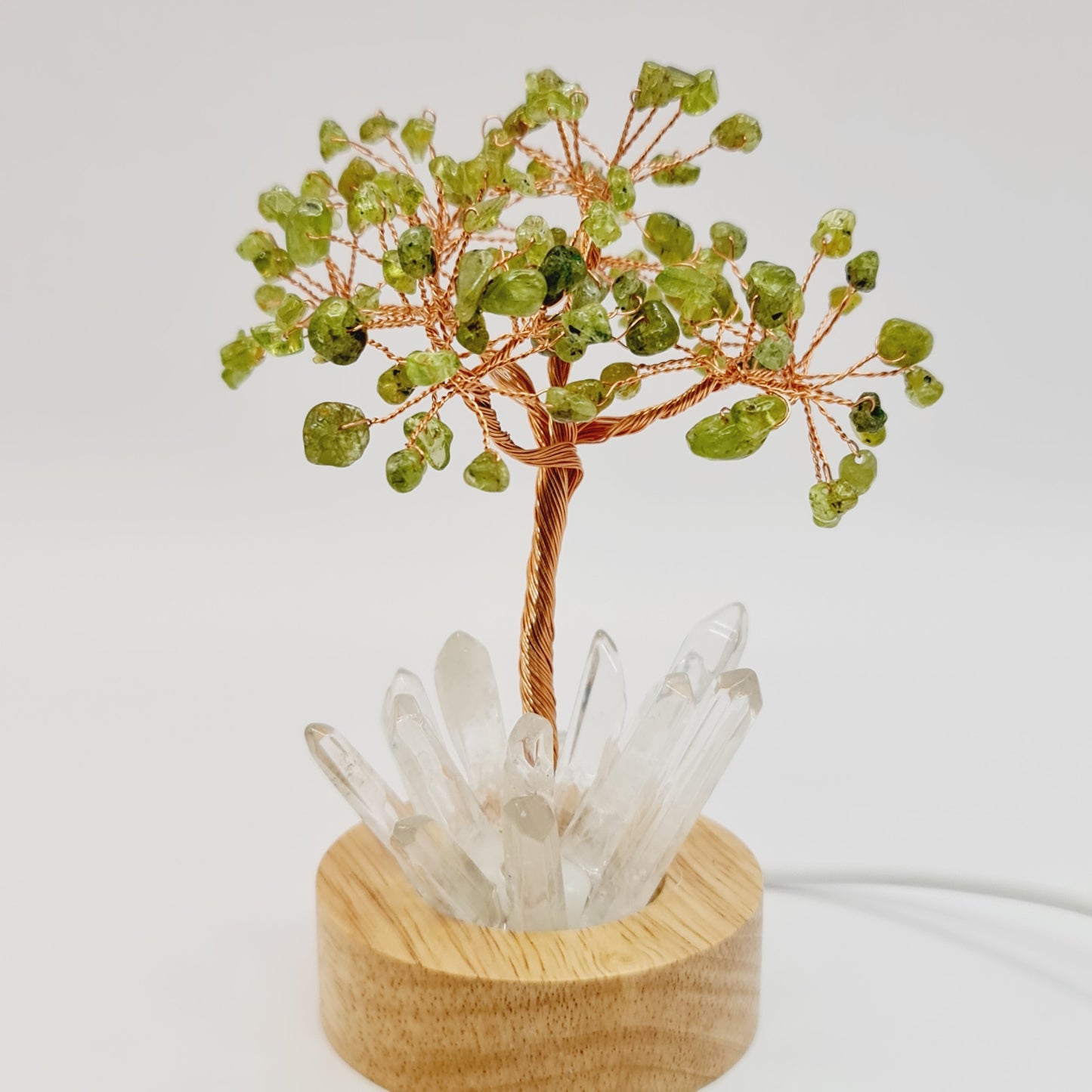 Peridot Chip Tree Lamp