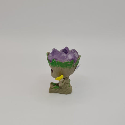 Amethyst on Groot Carving