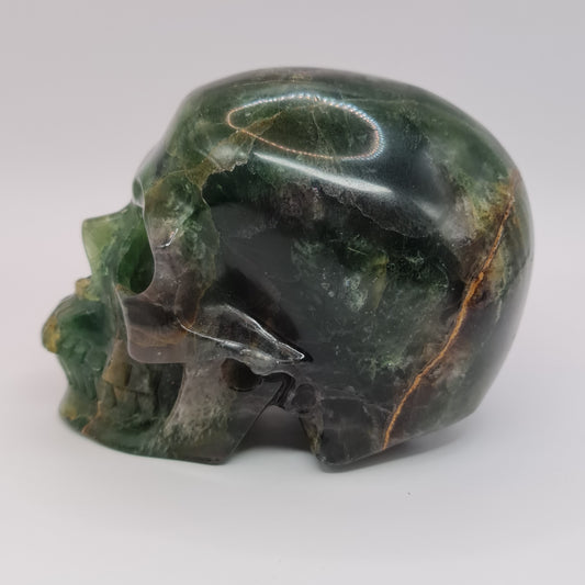 Fluorite Skull