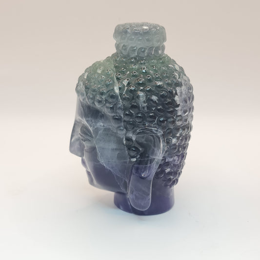 Fluorite Buddha Head