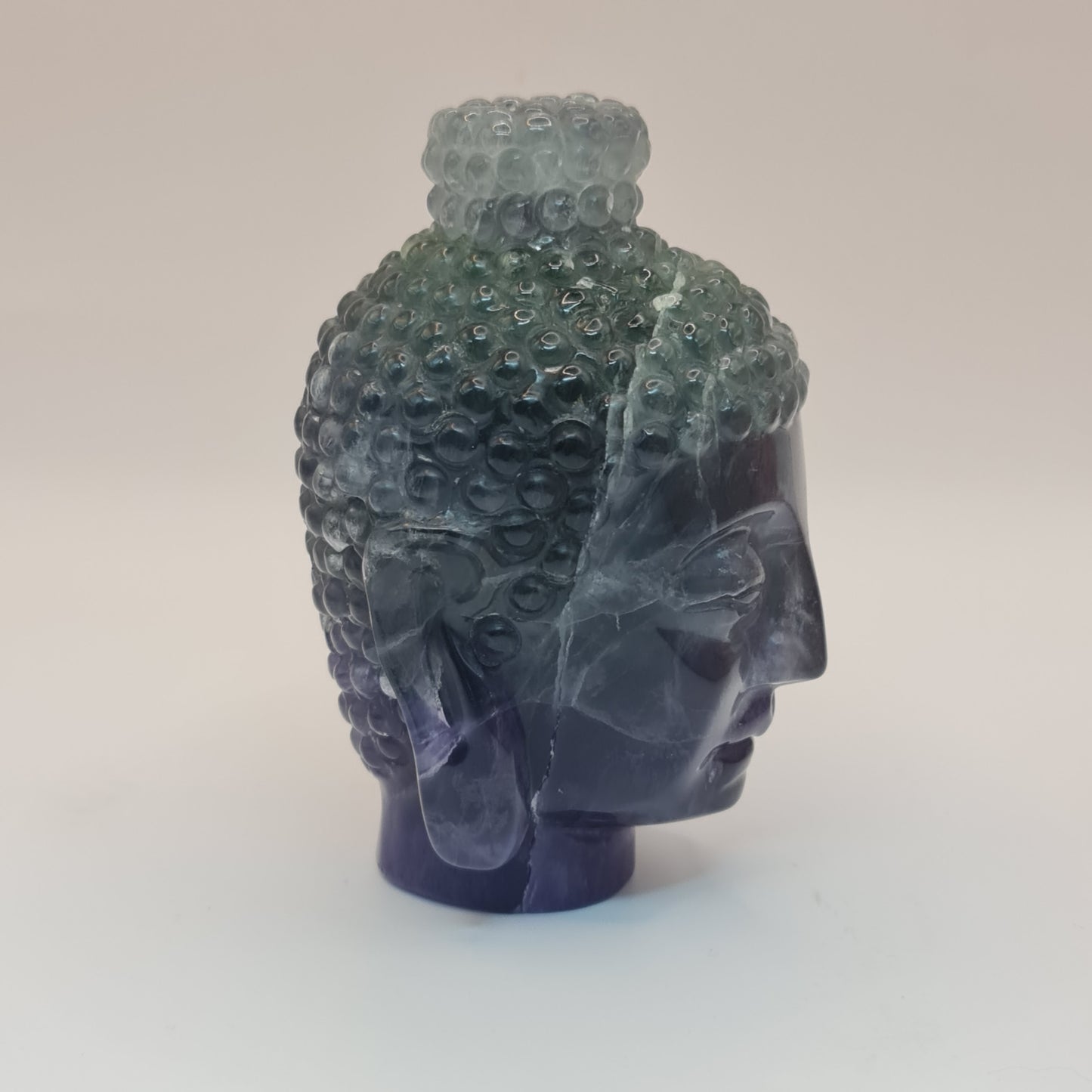 Fluorite Buddha Head