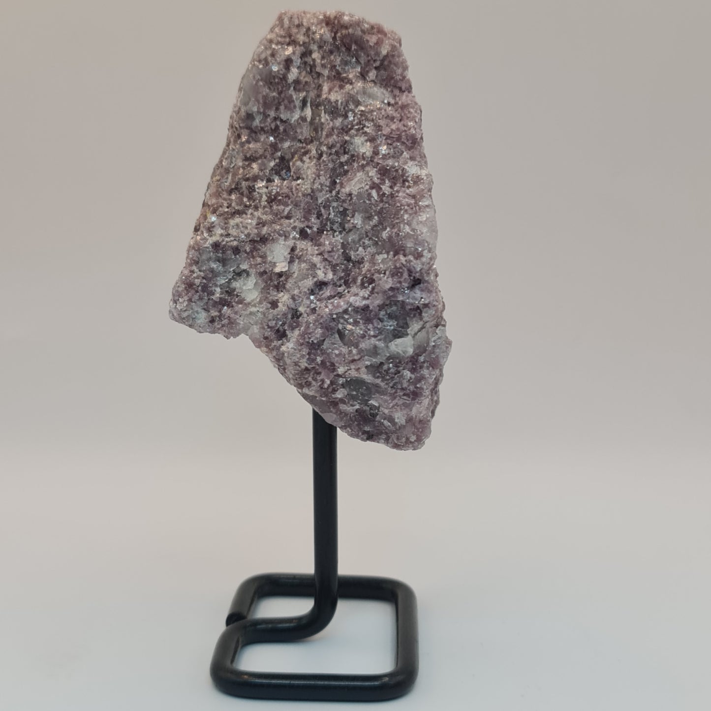 Raw Lepidolite On Stand