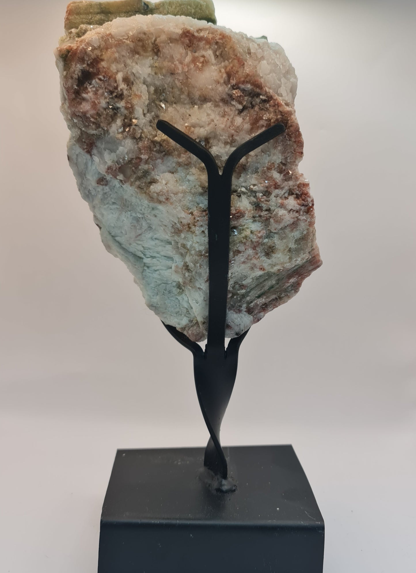 Watermelon Tourmaline on matrix