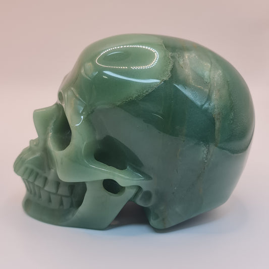 Green Aventurine Skull (5 inch)