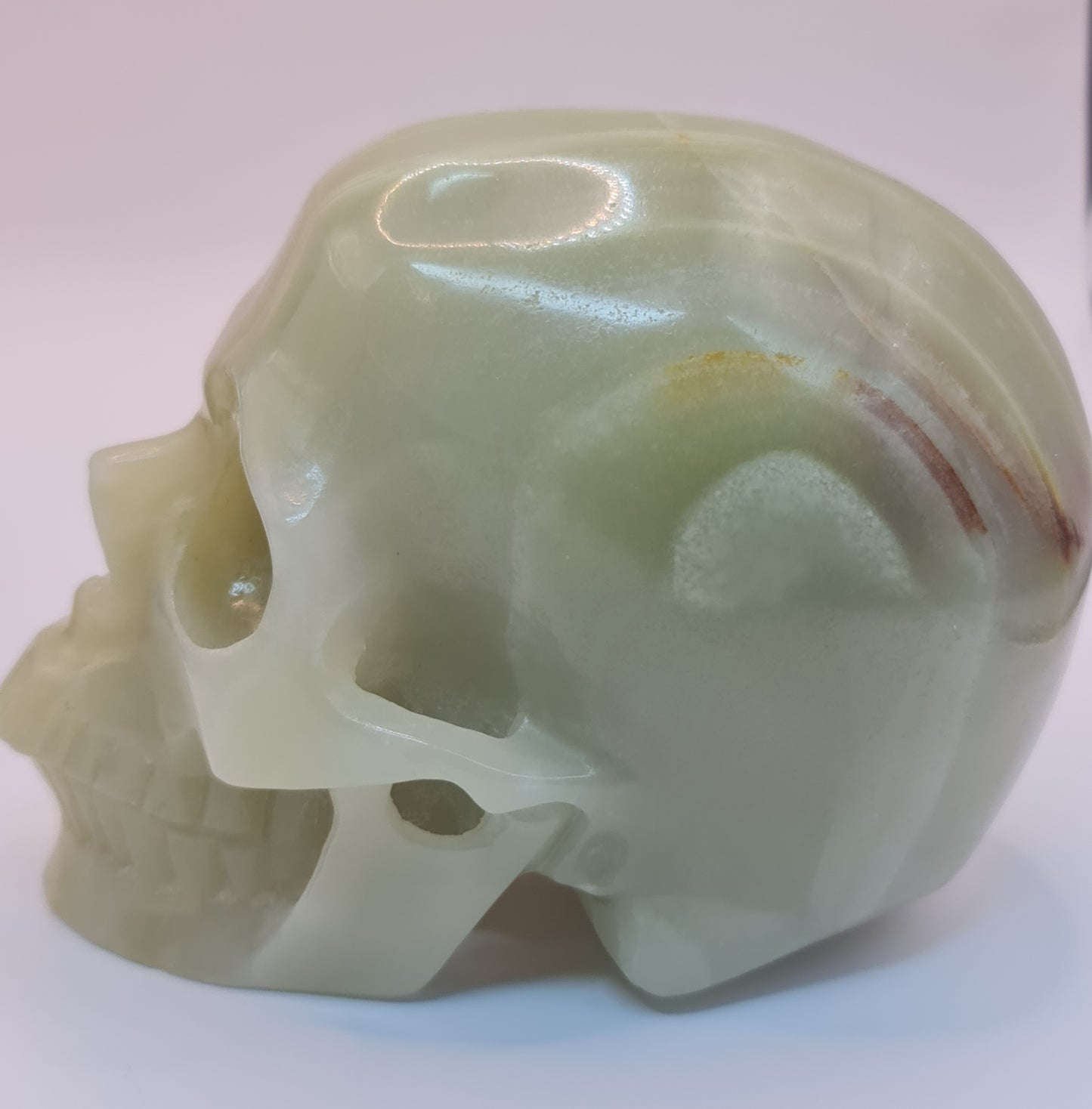 Green Onyx Skull (5 inch)