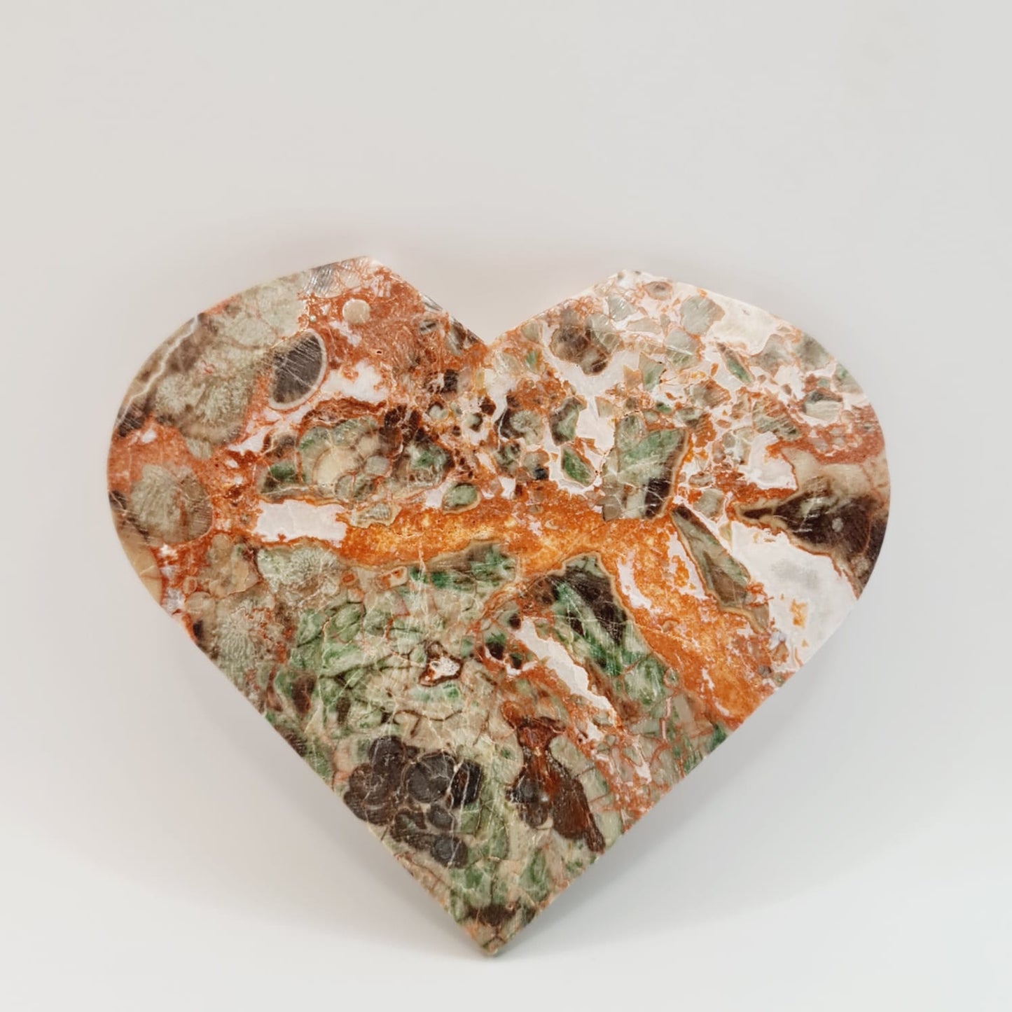 Money Agate Heart