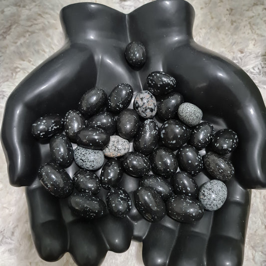 Snowflake Obsidian Tumbles