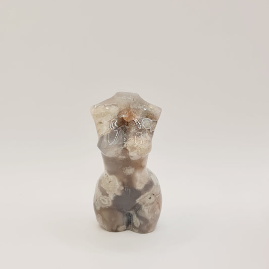 Flower Agate Goddess Body