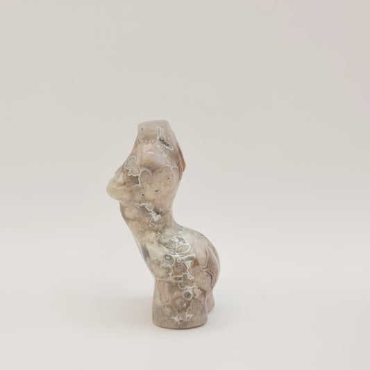Flower Agate Goddess Body