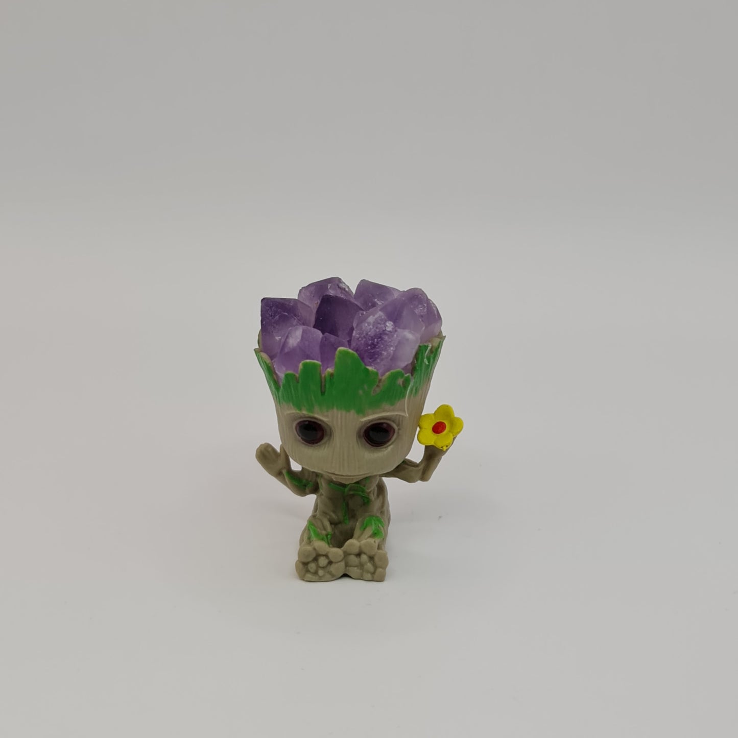 Amethyst on Groot Carving