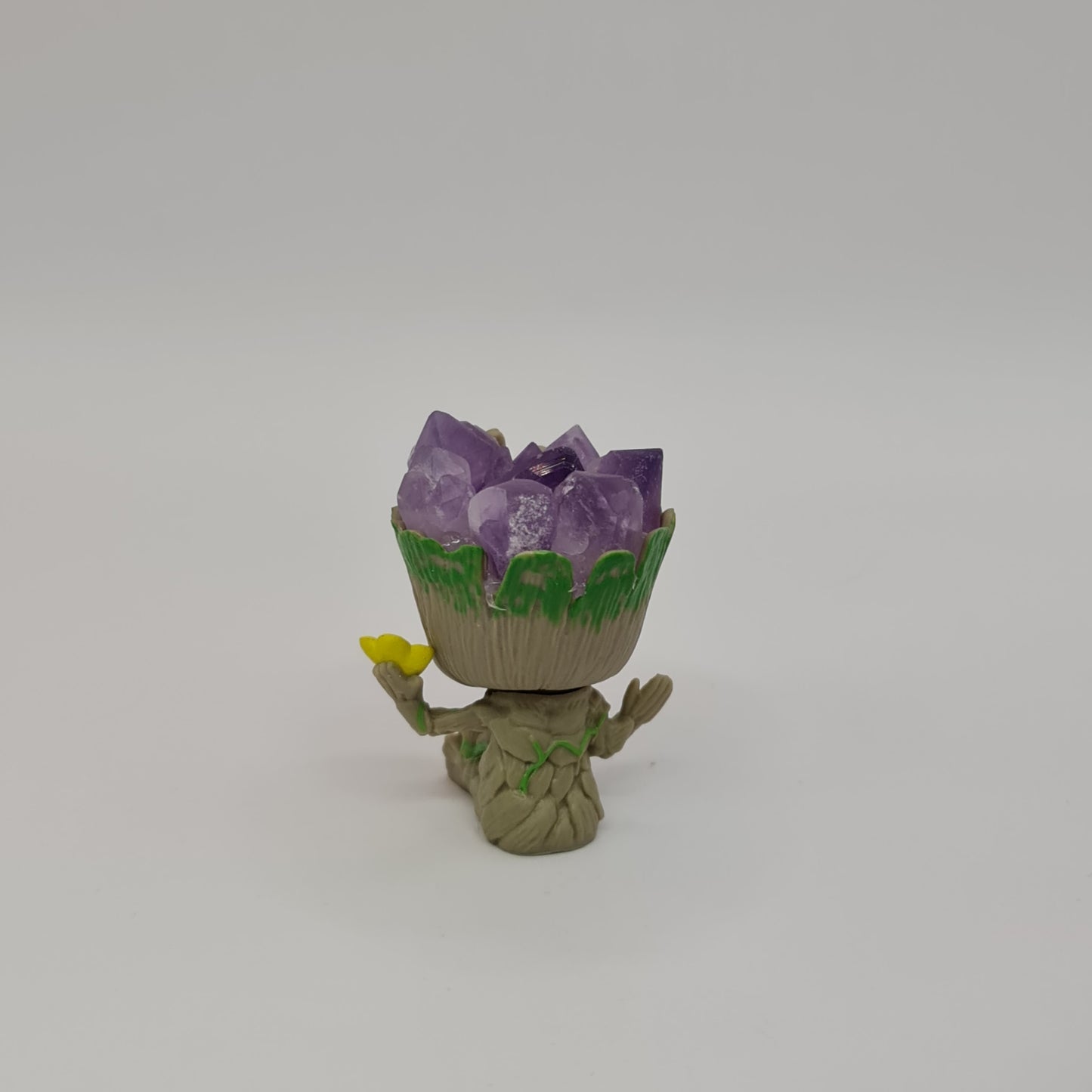 Amethyst on Groot Carving