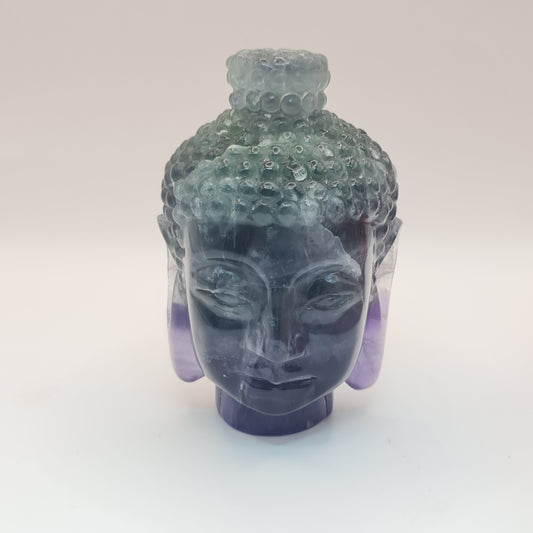 Fluorite Buddha Head