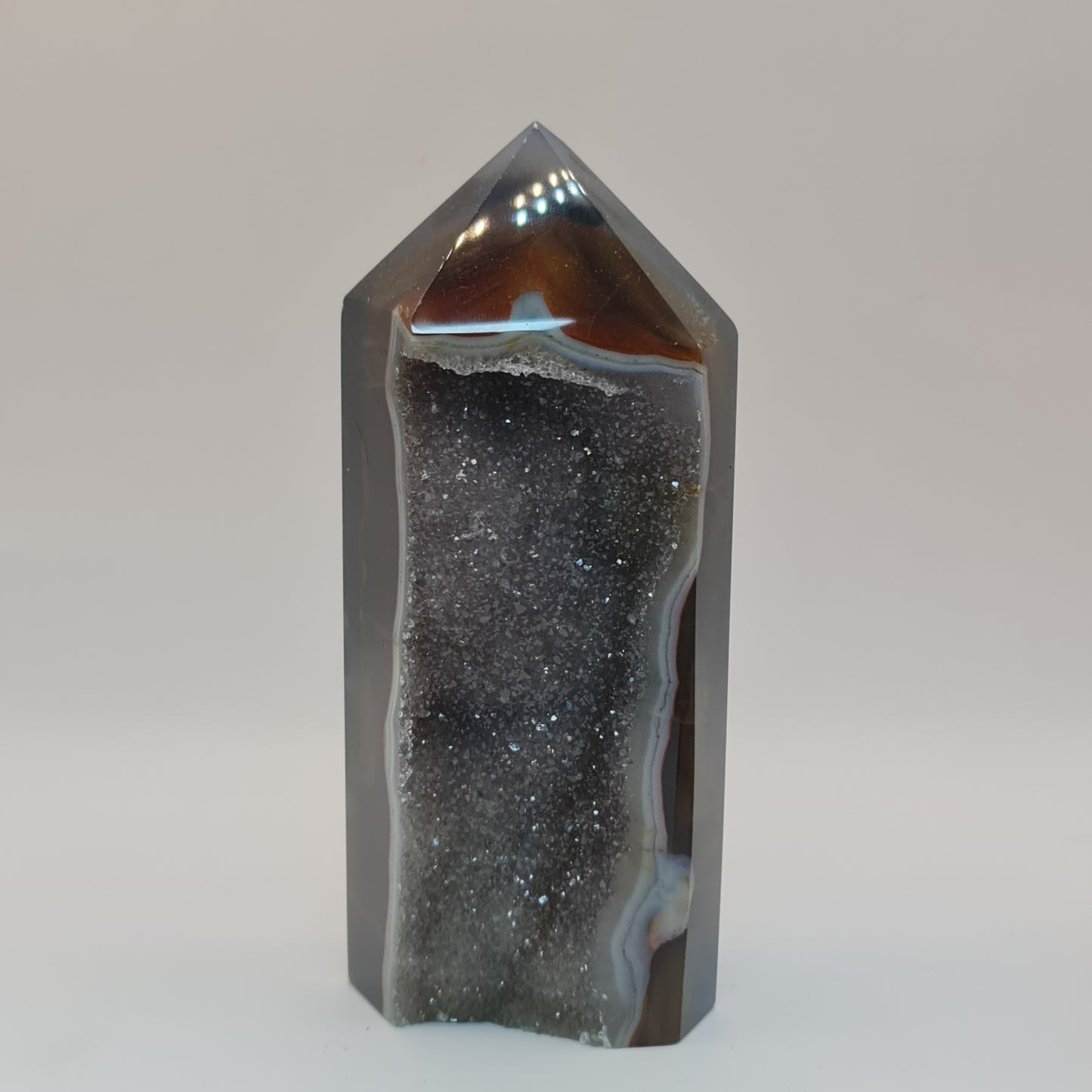 Druzy Agate Tower